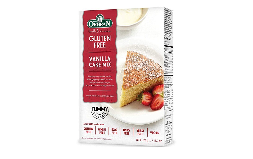 Orgran Gluten Free, Vanilla Cake Mix    Pack  375 grams